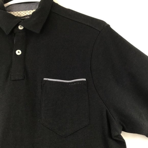 Tahari Men 100% Cotton Polo Shirt New - Picture 4 of 5